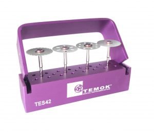 SISTEMA DE DISCOS DE DIAMANTE PARA ACRILICO KIT TES42