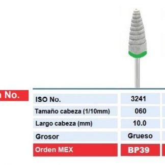 Abrasivo de CONOS DE PAPEL para pieza de mano HPBP39