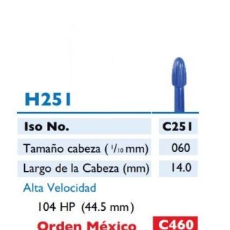 Fresón MORADO para ZIRCONIA presinterizada C460