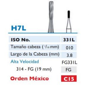 Fresa de Carburo de PERA LARGA alta velocidad