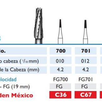 Fresa de Carburo de FISURA alta velocidad