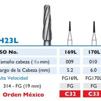 Fresa de Carburo de FISURA LARGA alta velocidad