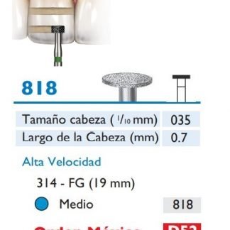 818 Fresa de Diamante de RUEDA alta velocidad
