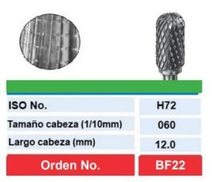 Fresones de Carburo de Tungsteno GRUESO-VERDE TEMOK