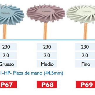 Pulidores SPIRAL para pulido de CERAMICA Y DISILICATO DE LITIO HP
